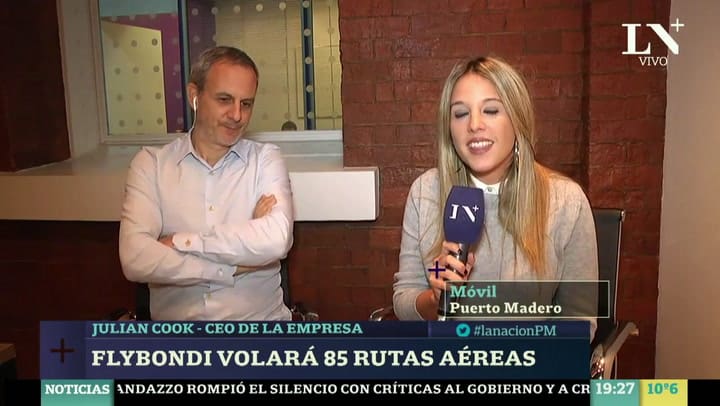 El CEO de Flybondi “Nuestro objetivo es que el precio sea un tercio de los vuelos tradicionales”