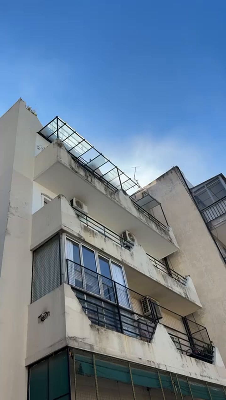 Incendio en un edificio en Palermo