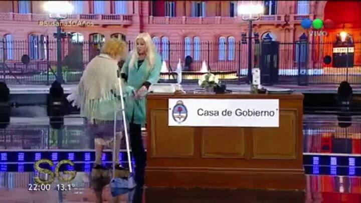 Silvio Soldán visitó a la empleada pública