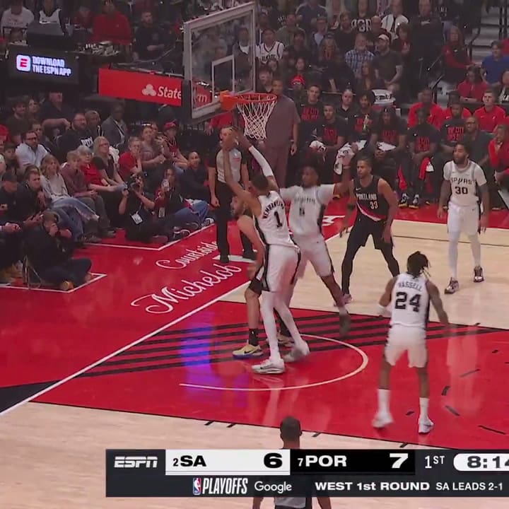 Otro partido increíble de Wemby