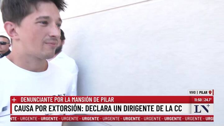 Las declaraciones de Matías Yofre en tribunales tras el allanamiento