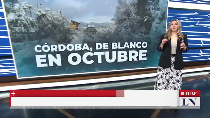 Nevadas en Cordoba en pleno octubre