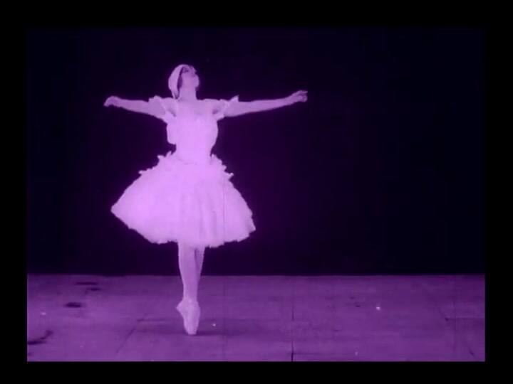 Fragmento de la película "La muerte del cisne", 1917