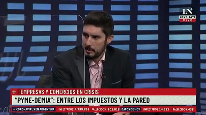 La pregunta sobre Pampita que sorprendió a García Moritán