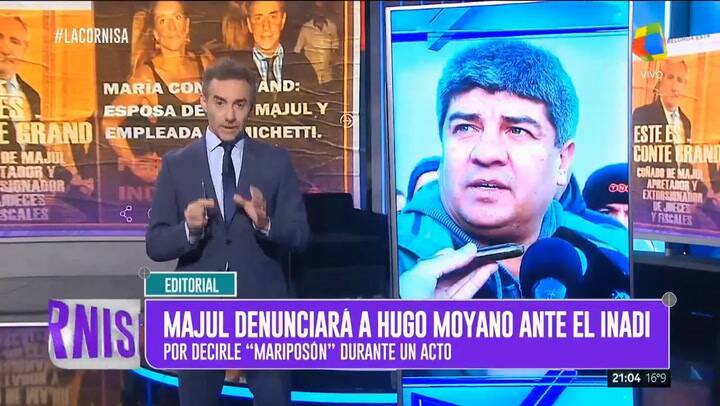 Majul presenta una denuncia tras la aparición de afiches contra él y su mujer - Fuente: América TV