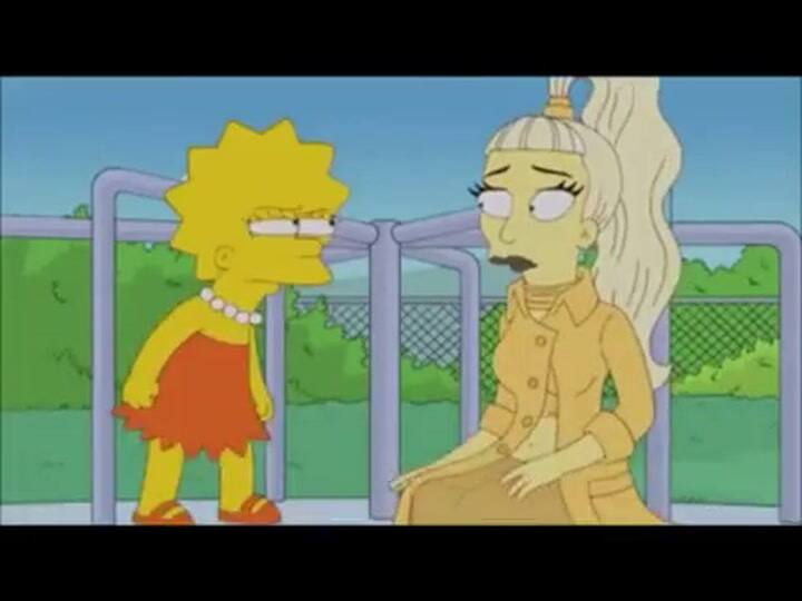 Lady Gaga en Los Simpson