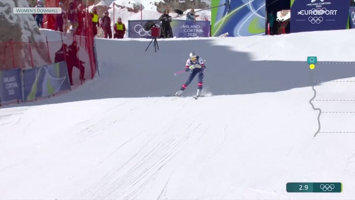 Así fue el accidente de Lindsey Vonn en los Juegos Olímpicos de Invierno