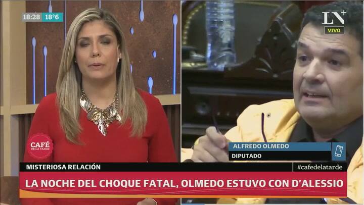 El diputado Olmedo explica qué hacía con D'Alessio aquel día de su choque fatal