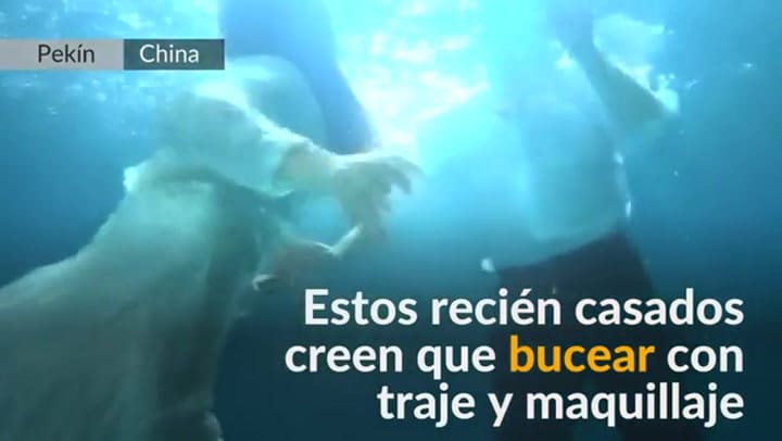 Parejas chinas invierten cada vez más dinero en extravagantes sesiones de fotos de boda