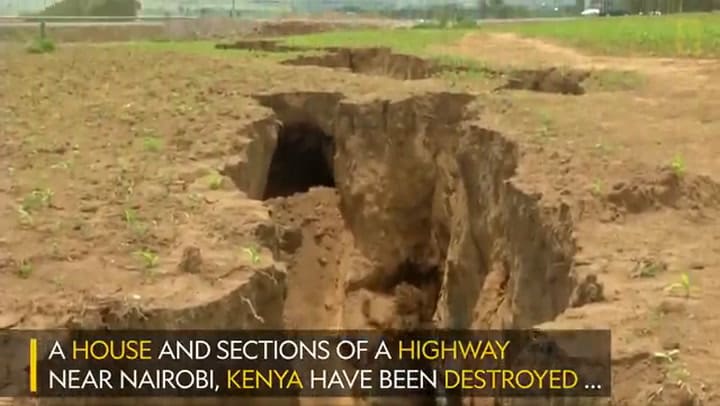 Grieta de Rift en Kenya