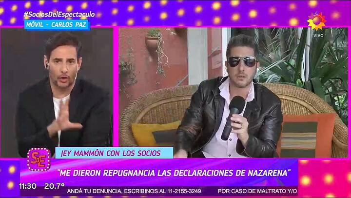 Jey Mammon le respondio a Nazarena Velez