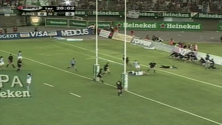 Los Pumas VS All Blacks (2001) - Emocionante final - Fuente: YouTube