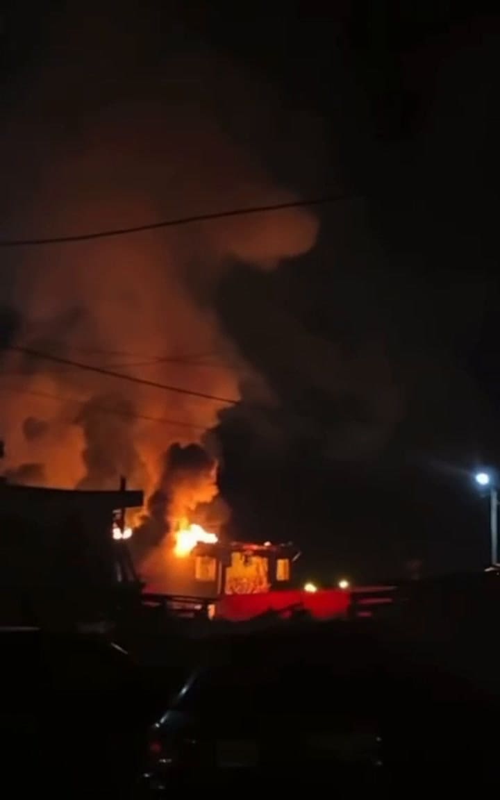 Se registró un incendio en Santa Cruz