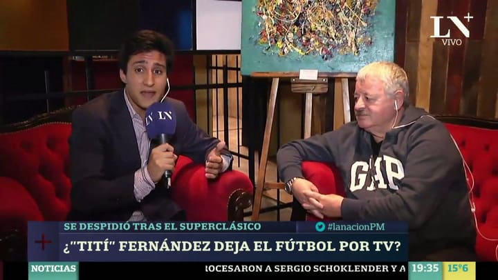 Tití Fernández aclaró si deja las coberturas de fútbol