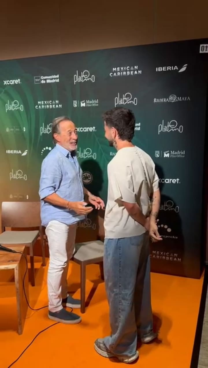 Francella y Camilo en los Premios Platino