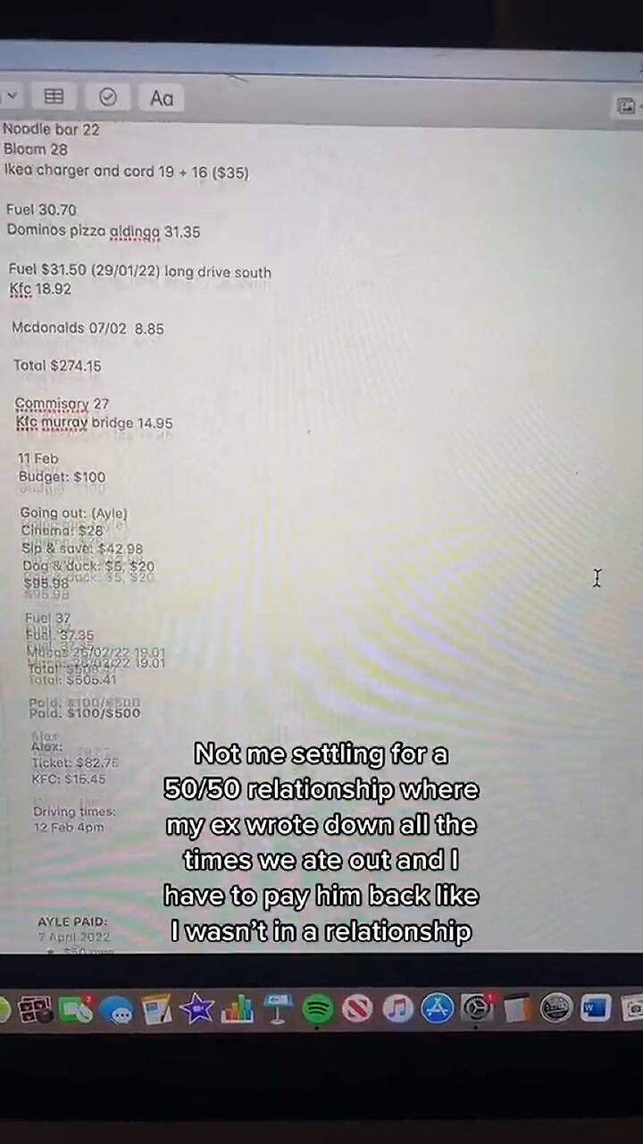 La joven reveló la historia en TikTok