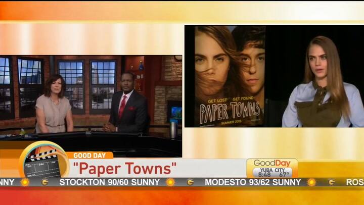 Cara Delevingne, incómoda en una charla con Good Day Sacramento - Fuente: YouTube