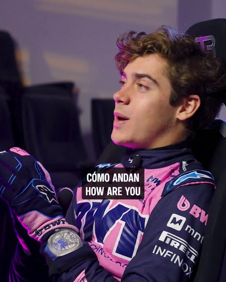 Colapinto en el simulador