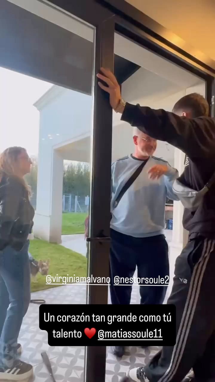 La emoción de los papás de Matías Soulé ante la sorpresa del futbolista