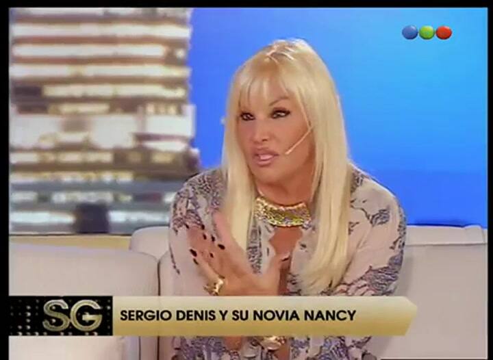 Sergio Denis y su novia Nancy | Programa Susana Giménez 2008