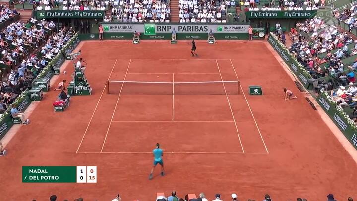 Highlights Nadal vs Del Potro - Semifinal Roland-Garros 2018 - Fuente: Roland Garros