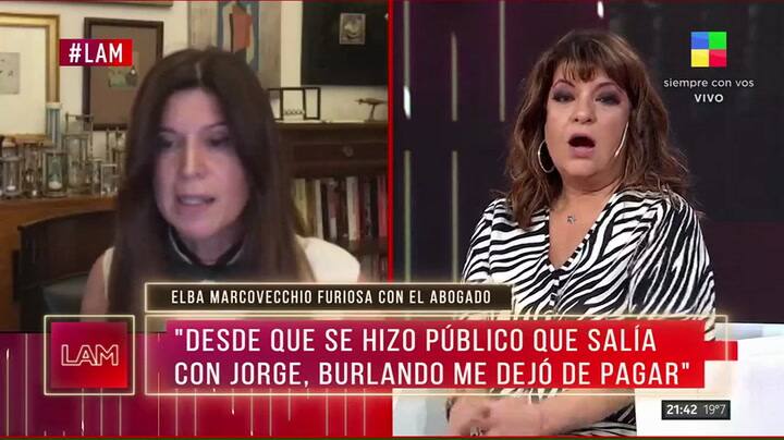 Elba Marcovecchio hizo un descargo tras los dichos de Barby Franco