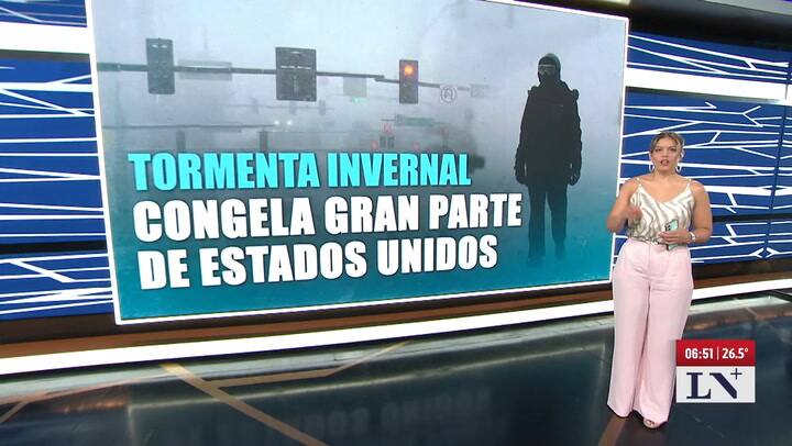 Tormenta invernal Fern en Estados Unidos