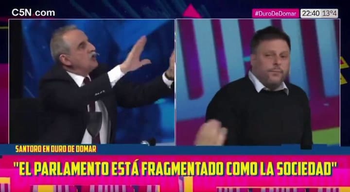 Cruce entre Guillermo Moreno y Leandro Santoro