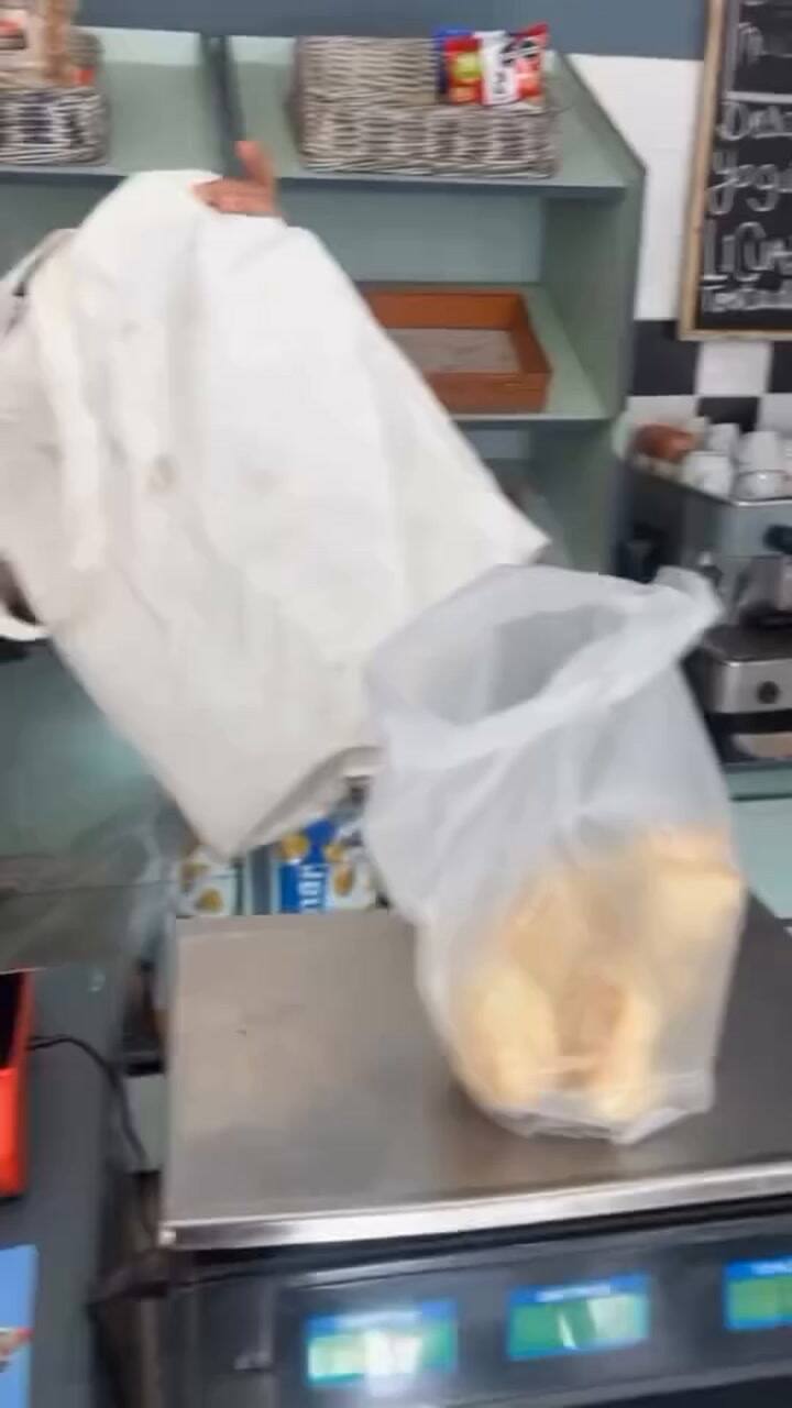 Otto, el perro cordobés que todos los domingos le hace las compras a su dueño