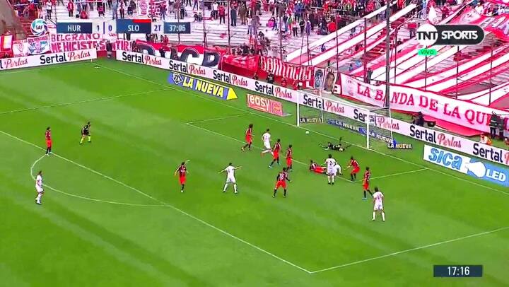 Gol de Huracán, 2 a 0