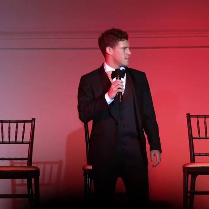 La simpática presentación de Schwartzman a Isner en la Laver Cup - Fuente: Instagram