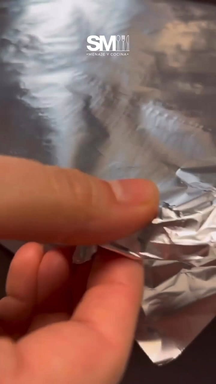 El truco infalible para usar correctamente el papel alumnio