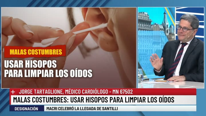 Jorge Tartaglione: el uso de hisopos
