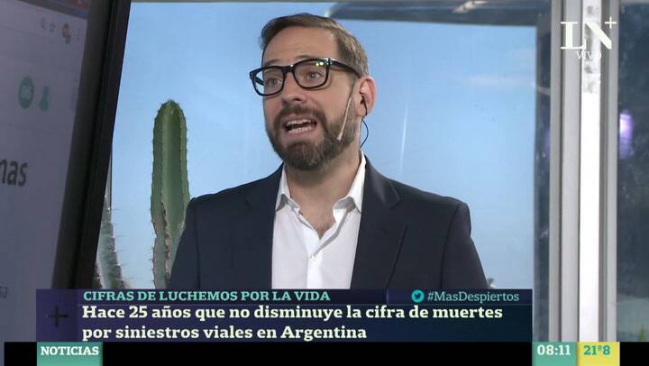 Hace 25 años que no disminuye la cifra de muertes por siniestros viales en Argentina