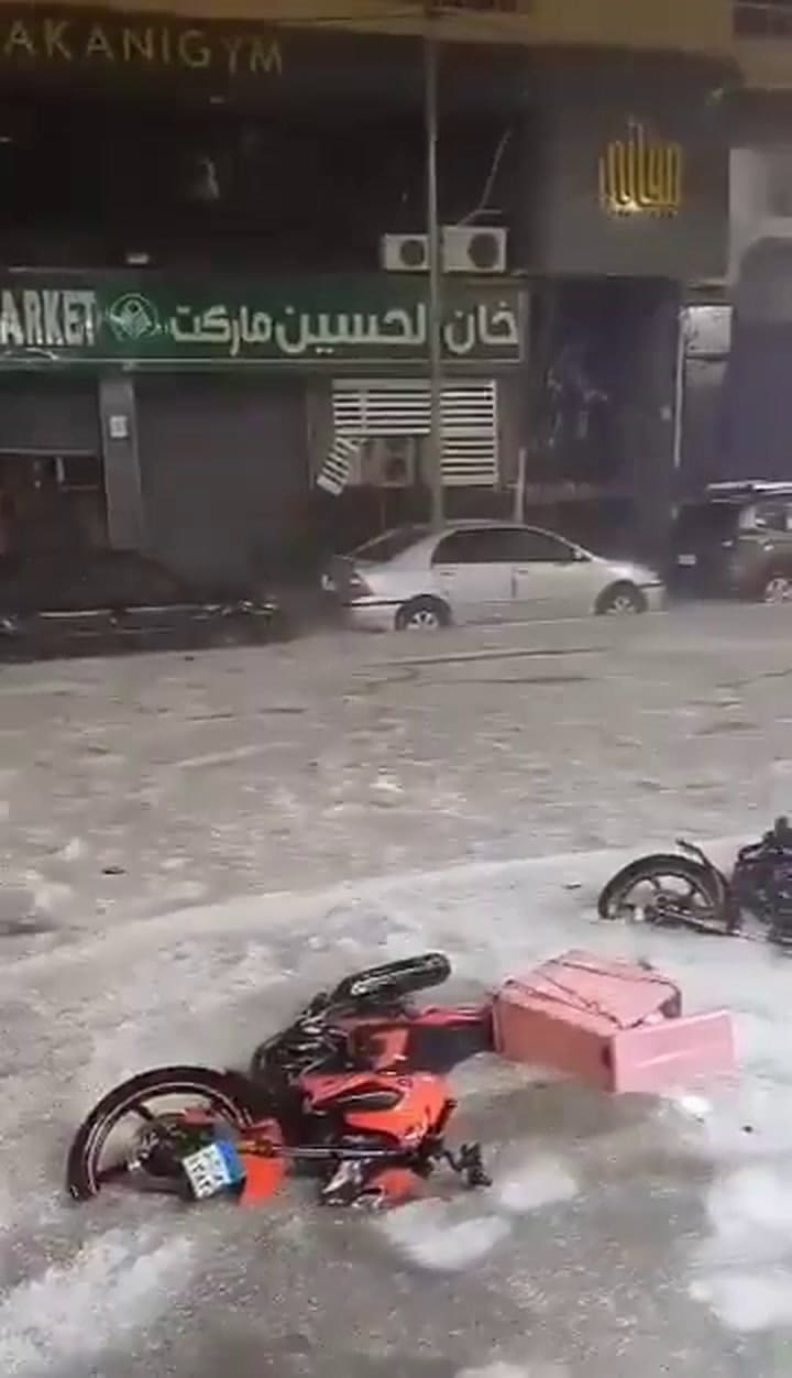 Impresionante tormenta en Egipto