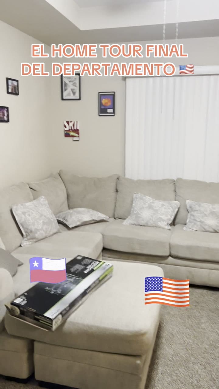 Así quedó la vivienda, ya habitada por la familia