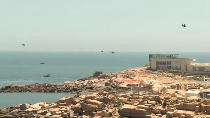 China inició maniobras militares tras la visita de Nancy Pelosi