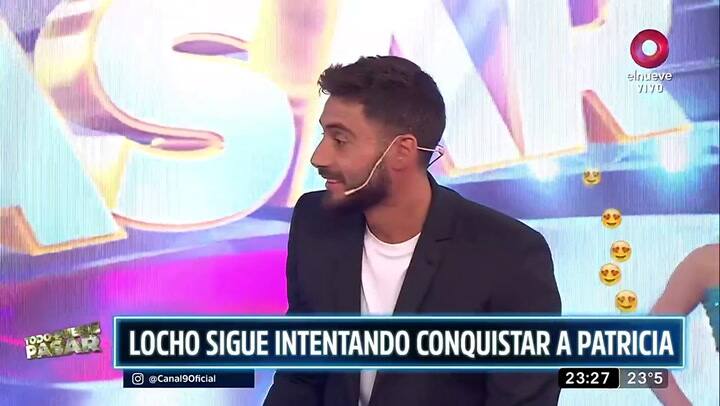 El súper beso de Nicolás Ochiatto y Flor Vigna - Fuente: elnueve