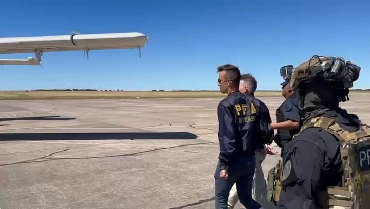 Trasladaron a Fred Machado a Buenos Aires, antes de extraditarlo a EE.UU.