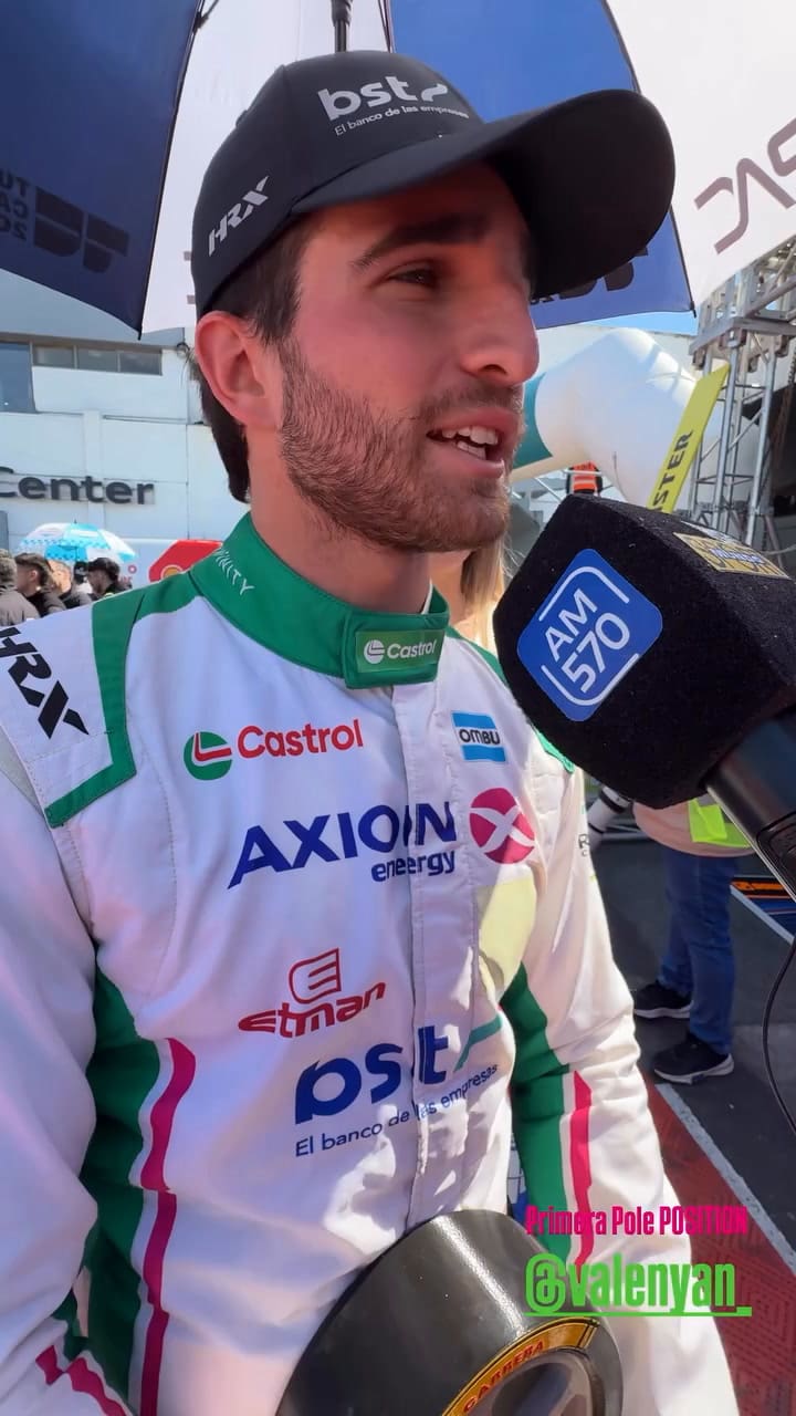 Las declaraciones de Valentín Yankelevich tras lograr su primera pole position