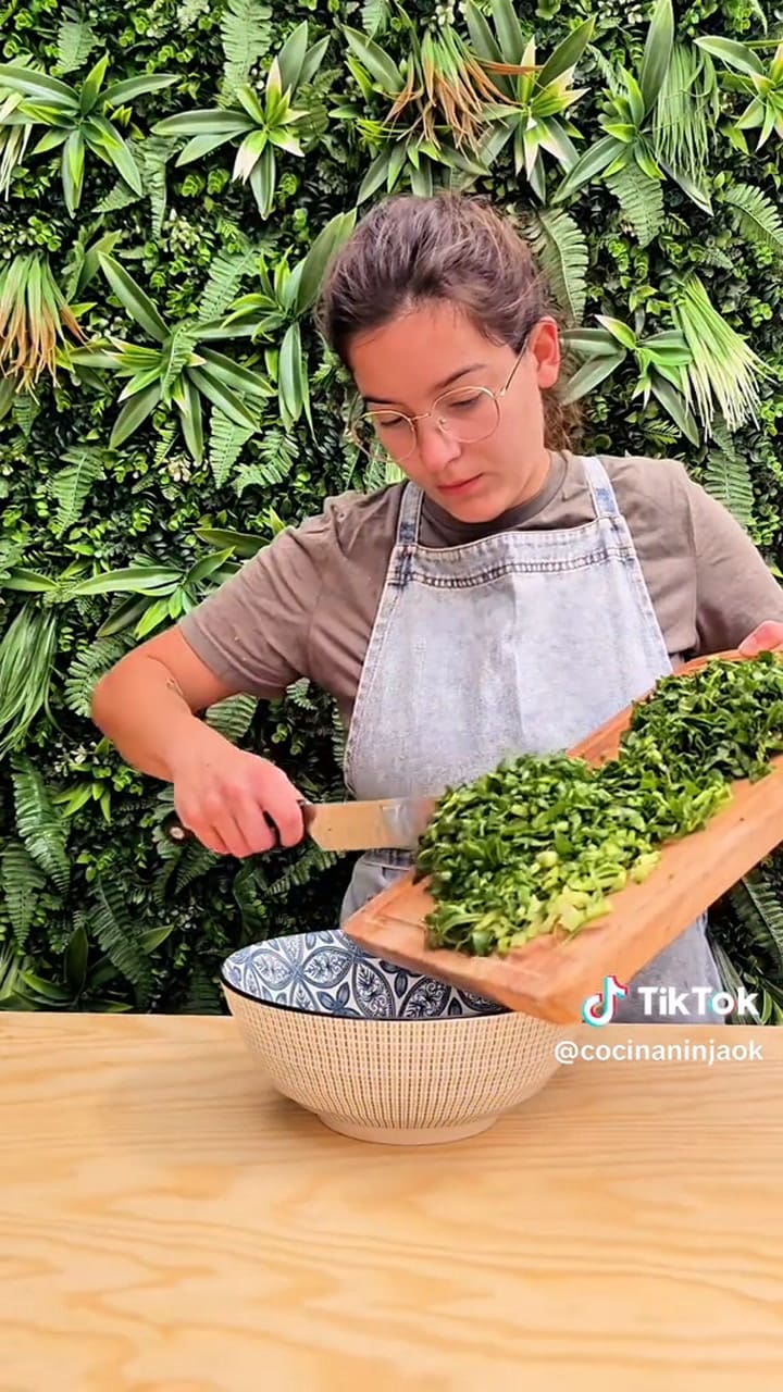 Receta de la tortilla de acelga saludable