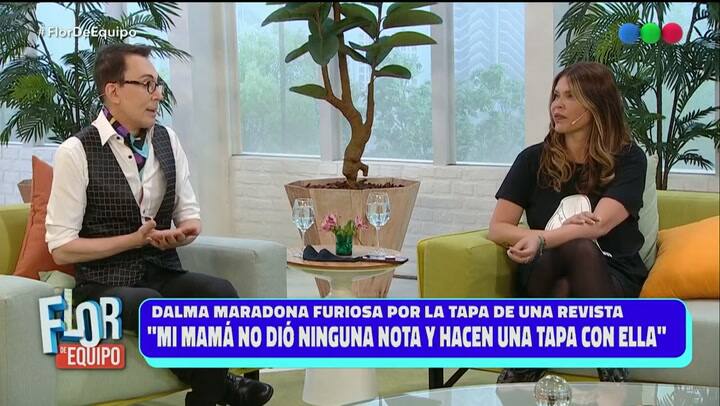 Nazarena Vélez se enojó por los rumores que la relacionaron con Diego Maradona - Fuente: Telefe