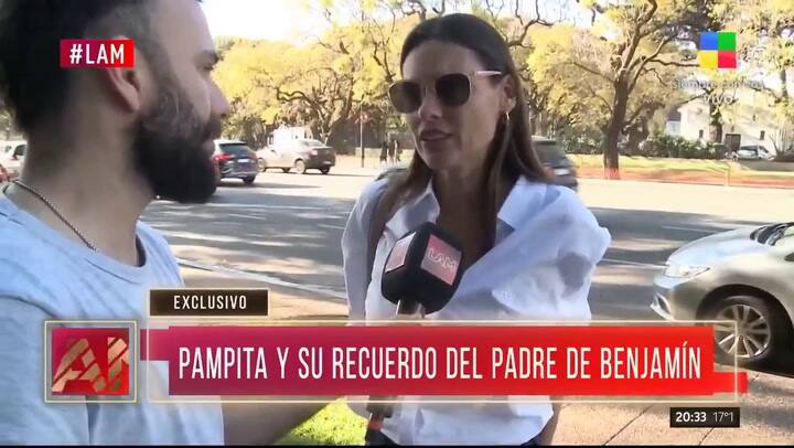 Pampita recordó al padre de Benjamín Vicuña