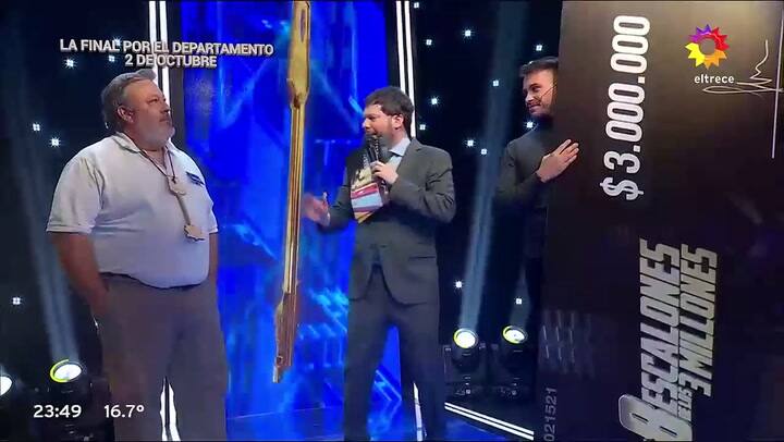 Germán ganó la llave en Los 8 escalones pero tuvo una actitud que sorprendió a todos