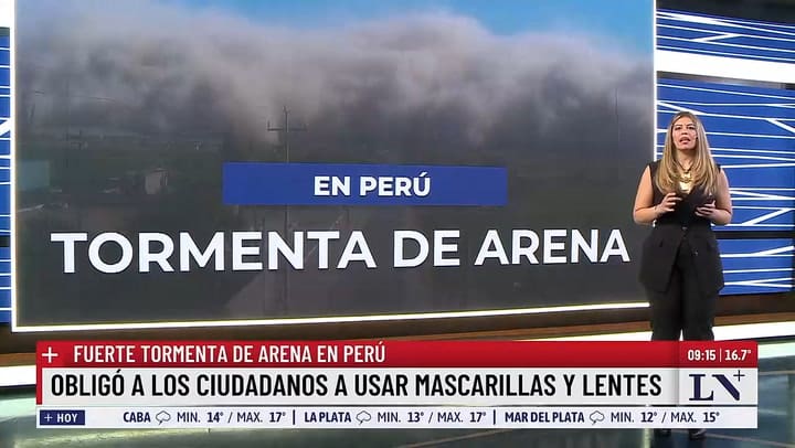 Tormenta en Peru