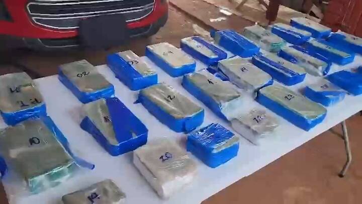 En la frontera con Paraguay: secuestraron 24 kilos de cocaína