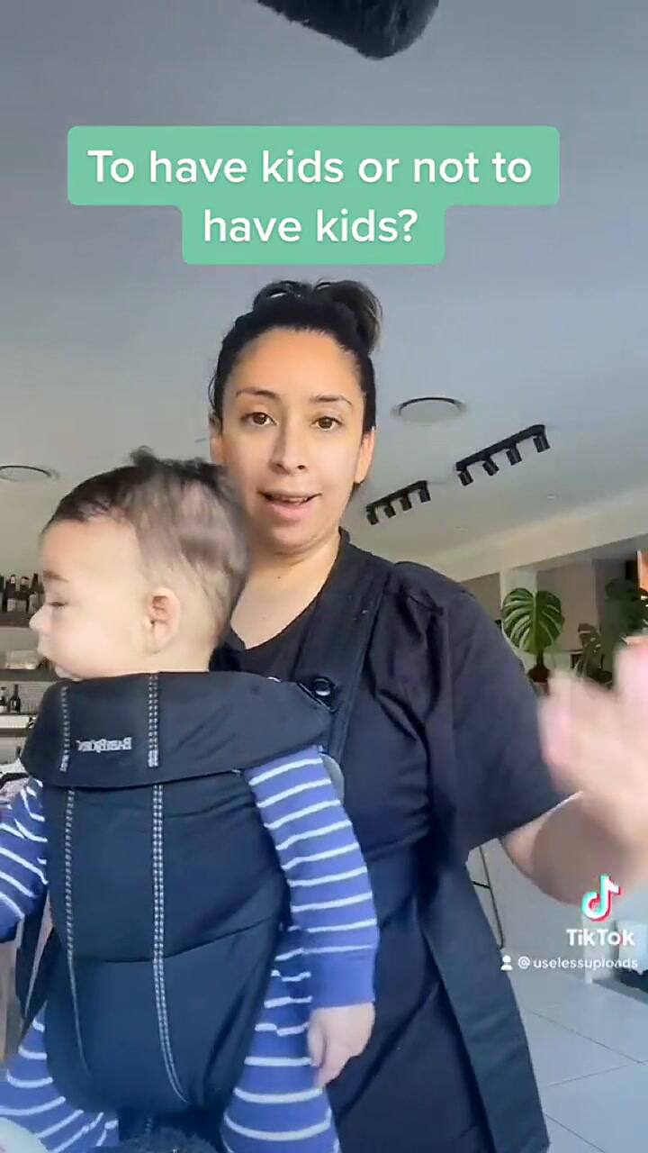 Mujer habló sobre la maternidad