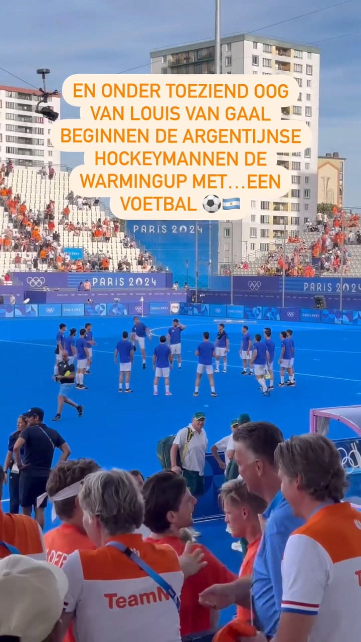 Jetten Rob alienta a la selección argentina de hockey por Nicolás Keenan y cruza a Van Gaal