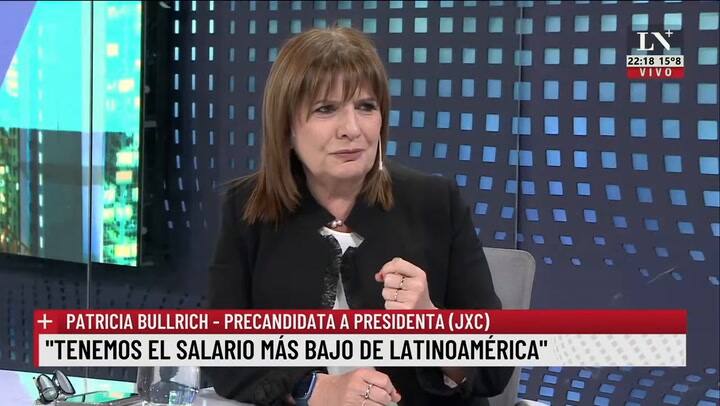 Patricia Bullrich: 'Le voy a decir a la gente las cosas como son'