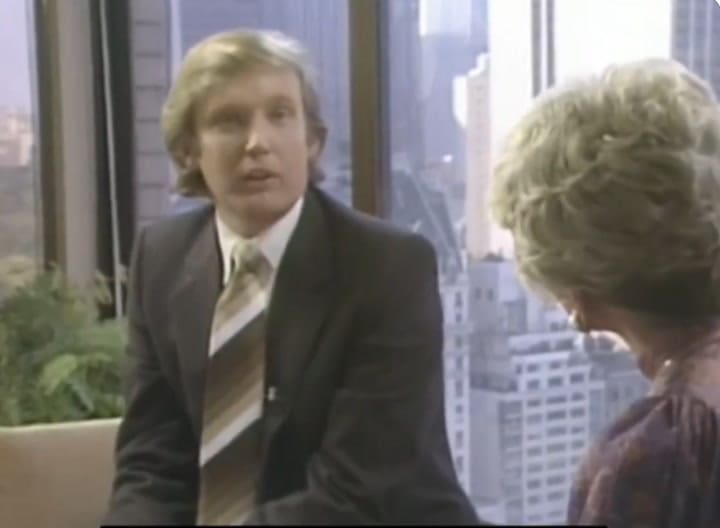 Esto dijo Donald Trump hace 34 años cuando le preguntaron si le gustaría ser presidente de EE.UU.